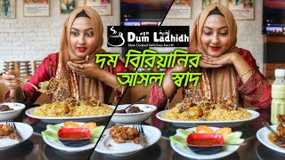 Dum Ladhidh Banani  Authentic বিরিয়ানির স্বাদ বনানীতে 😍 Best Kacchi Platter 😍 [upl. by Ahsropal]