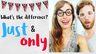 La diferencia entre JUST amp ONLY en inglés [upl. by Joshi]