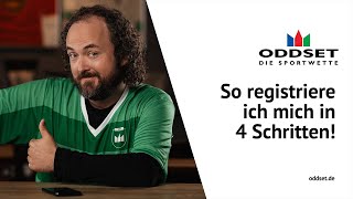 Wie registriere ich mich online bei ODDSET  HowTo [upl. by Ymeon]