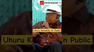 Uhuru Kenyatta speaking in public for the first time since months of disappearing [upl. by Idok]