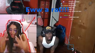 Saleenerz reacts to Kai Cenat havin rats in his house [upl. by Woolcott9]