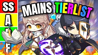 Maplestory BEST Mains TIERLIST pre milestone [upl. by Poole]