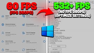 How To Optimize Windows 10 For GAMING  Best Settings for FPS amp NO DELAY UPDATED [upl. by Teodoor]