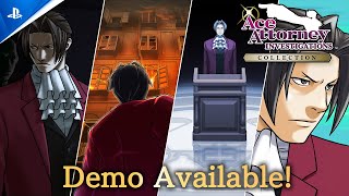 Ace Attorney Investigations Collection  Allies amp Adversaries Trailer  PS4 Games [upl. by Ekralc]