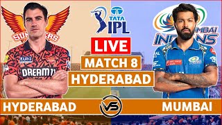 IPL 2024 Live Sunrisers Hyderabad vs Mumbai Indians Live  SRH vs MI Live Scores amp Commentary [upl. by Alston311]