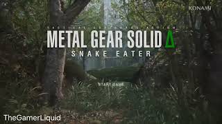 Metal Gear Solid Delta Snake Eater Main Menu [upl. by Aruasi]