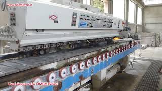 Zibetti  Used bullnose edge polisher FOR SALE Bellani Super Modulo cod ZW319 [upl. by Keryt]