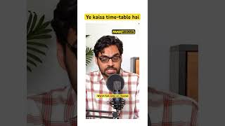 My time table leaked comedy upsc fakepodcast [upl. by Atinrehs]