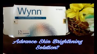 Wynn Skin Brightening Tablets  Rederm Aesthetic Whitening Tablets Honest Review [upl. by Lizabeth]