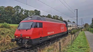 Re 460 013 mit IR 75 nach Zürich in Kreuzlingen Bernrain [upl. by Fairlie]