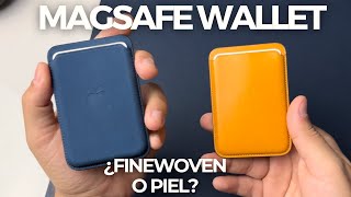 Apple MagSafe Wallet FineWoven vs Piel  ¿Cuál prefieres [upl. by Arata]