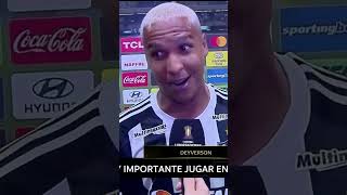 DEYVERSON quotSoy un poco como los argentinos me gusta la catimbaquot  LIBERTADORES 2024 [upl. by Jamilla]