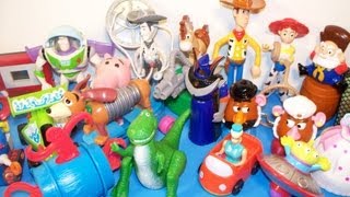 1999 DISNEYS TOY STORY 2 SET OF 20 McDONALDS HAPPY MEAL MOVIE COLLECTION TOYS VIDEO REVIEW [upl. by Lakin253]