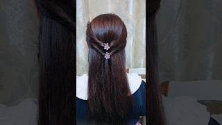 Simple and Stylish hairstyle 😍trending viral hairstyle youtubeshorts [upl. by Nosnirb]