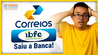 Urgente Concurso dos CORREIOS  Saiu a Banca IBFC EDITAL A QUALQUER MOMENTO [upl. by Irrot520]