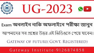 NSOU UG  2023 nsouug netajiopenuniversity ug nsourelated nsou nsouonline nsoupg [upl. by Sherye]