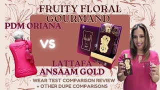 PARFUMS DE MARLY ORIANA💕🍨🍊VS LATAFFA ANSAAM GOLDOther DupesFruity Floral Gourmand  Giveaway🎉 [upl. by Wier]