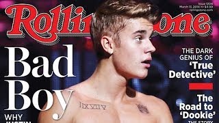 Justin Bieber BAD BOY Rolling Stone Cover [upl. by Ordnael]