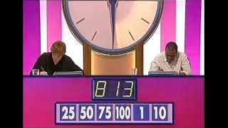 Countdown Amazing Calculation 813  Carol Vorderman [upl. by Friend842]