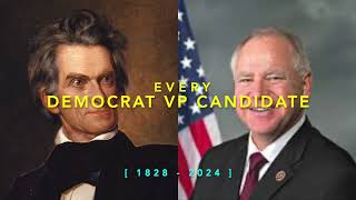 DEMOCRAT VICEPresident Candidates 18282024 [upl. by Whitnell]