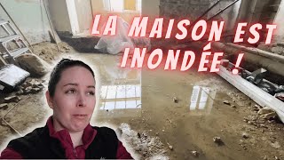 INONDATION POSE DE LÉCRAN SOUSTOITURE ET DES CONTRELITEAUX  EP17 [upl. by Arayc]