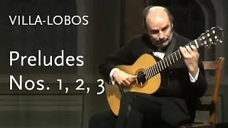 Preludes Nos 1 2 3 • VillaLobos • Julian Bream [upl. by Odnalref]