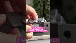 Use rivets with pneumatic rivet tools rivet rivetgun riveter tools blindrivet [upl. by Wettam]