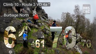 Climb 10  Day 2  Route 3  Burbage North  Peak District [upl. by Doe130]