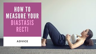 How To Measure Your Diastasis Recti Postpartum [upl. by Rod]