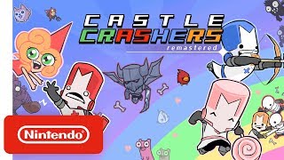 Castle Crashers  Launch Trailer  Nintendo Switch [upl. by Vasya]