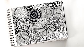 Zentangle art  Zentangle patterns [upl. by Tobie]