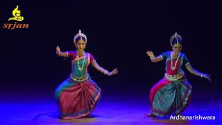 Odissi Dance  Srjan  Ardhanariswara Duet [upl. by Assennev]