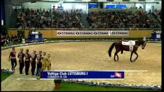 Voltigieren  Kür Lütisburg 1  CHIO Aachen 2009  Nationenpreis  Switzerland 1  Rang 4 [upl. by Dulce378]