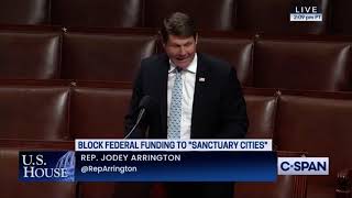 Arrington Torches Sanctuary Cities in Floor Speech [upl. by Silber]