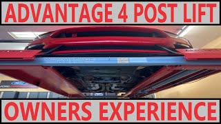 Advantage Lifts 4 Post Lift Owners Review [upl. by Bat]