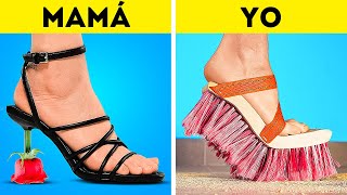 Ideas creativas y divertidas de calzado DIY para experimentar 🌈👠 [upl. by Anear492]