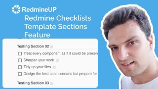 Redmine Checklist template sections feature [upl. by Huttan]