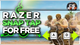 ❗STILL WORKING post patch❗RAZER SNAP TAP FOR FREE on ANY KEYBOARD NULL BINDS  CS2 afap [upl. by Abate]