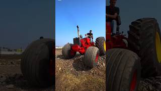 😰खतरनाक stunt 💪swaraj 855 vs🦾 john deer 5050d ✈️ [upl. by Zysk]