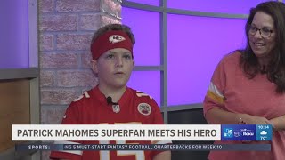 Bullard fifth grader was recognized by his hero Kansas City Chiefs Quarterback Patrick Mahomes [upl. by Schug]