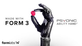 Advanced Prosthetics How PSYONIC Developed a Bionic Hand Using 3D Printing [upl. by Dnalhsa]