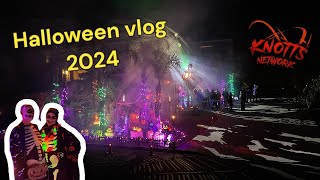 Knotts Network Halloween Yard Display 2024 Halloween Night vLog [upl. by Mccreery]