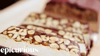 Make This Supersized Snickers at Home for Halloween  Epicurious [upl. by Franek]