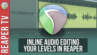 Reaper Quick Edit Volume Levels  Inline Audio Editing [upl. by Driskill566]