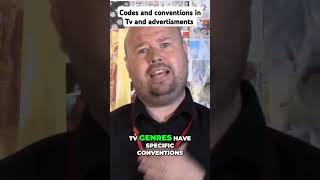 Codes and conventions in media  media mediastudies revision gcse shorts studytips explained [upl. by Burgwell]