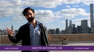 Dimitri Katotakis  Catégorie Chant  Concours OSM Manuvie 2017 [upl. by Ragan]