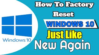 This Is How To Factory Reset Your Pc Or Laptop Running Windows 10 shorts howto windows10 [upl. by Yvad]