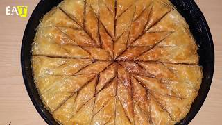 Hazır yufka ile baklava tarifi Cevizli baklava tarifi baklava tarifi ev baklavası [upl. by Allehc]