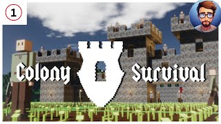 Building Our First Colony in a Voxel World  Colony Survival 2024 Lets Play 1 [upl. by Zondra]