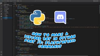 Making a Discord Bot In Python Part 17 Hybrid amp Slash Commands [upl. by Eltsyrc]